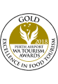 Perth Airport WA Tourism Awards 2018 Gold — Excellence in Food Tourism